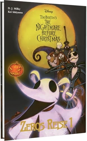 Burton, Tim / Ishiyama, Kei et al. Tim Burton's The Nightmare Before Christmas: Zeros Reise 1 - Magische Manga-Serie ab 10 über Abenteuer von Jack Skellingtons Geisterhund Zero. Carlsen Verlag GmbH, 2025.