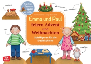 Lehner, Monika. Emma und Paul feiern Advent und Weihnachten - Ausgestanzte Figuren zum Spielen und Erzählen. Adventszeit in der Kita gestalten: eine Mitmachgeschichte. Don Bosco Medien GmbH, 2021.