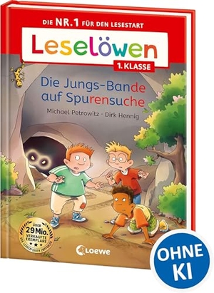 Petrowitz, Michael. Leselöwen 1. Klasse - Die Jungs-Bande auf Spurensuche - Die Nr. 1 für den Lesestart - Mit Leselernschrift ABeZeh - Erstlesebuch für Kinder ab 6 Jahren. Loewe Verlag GmbH, 2025.