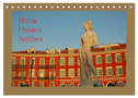 Nizza, Monaco, Antibes (Tischkalender 2025 DIN A5 quer), CALVENDO Monatskalender