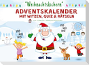 Weihnachtskichern - Adventskalender mit Witzen, Quiz & Rätseln