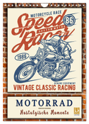 Motorrad - nostalgische Momente (Wandkalender 2024 DIN A4 hoch), CALVENDO Monatskalender