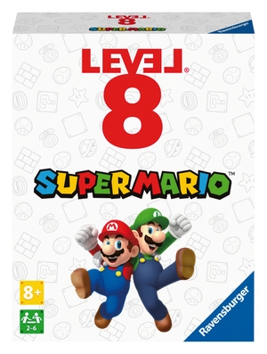 Ravensburger 27343- Super Mario Level 8, Das spannende Kartenspiel für 2-6 Spieler ab 8 Jahren. Ravensburger Spieleverlag, 2022.