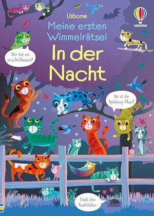 Robson, Kirsteen. Meine ersten Wimmelrätsel: In der Nacht - Wimmelbuch mit Such- und Zählaufgaben - vielfältige Motive mit Tieren in der Nacht - für Kinder ab 4 Jahren. Usborne Verlag, 2025.