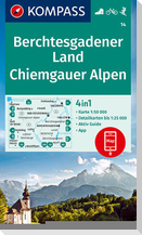 KOMPASS Wanderkarte 14 Berchtesgadener Land, Chiemgauer Alpen 1:50.000