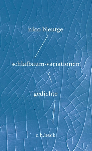 Bleutge, Nico. schlafbaum-variationen - gedichte. Beck C. H., 2023.