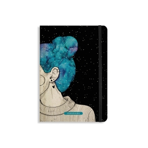 Matabooks (Hrsg.). Blue Starry Sky (liniert) - Nachhaltige und vegane Notizbücher aus Süßgraspapier. matabooks, 2021.