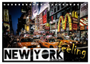 New York feeling (Tischkalender 2025 DIN A5 quer), CALVENDO Monatskalender