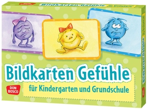 Bücken-Schaal, Monika. Bildkarten Gefühle - für Kindergarten und Grundschule. Don Bosco Medien GmbH, 2016.