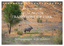 Auf Pirschfahrt im Kgalagadi Transfrontier Park (Tischkalender 2024 DIN A5 quer), CALVENDO Monatskalender
