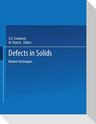 Defects in Solids