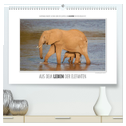 Emotionale Momente: Aus dem Leben der Elefanten. / CH-Version (hochwertiger Premium Wandkalender 2024 DIN A2 quer), Kunstdruck in Hochglanz