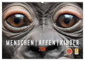 Besant, Matthias. MENSCHEN-AFFEN-KINDER (Wandkalender 2024 DIN A2 quer), CALVENDO Monatskalender - Emotionale Porträts von Gorillas/Bonobos. Calvendo, 2023.