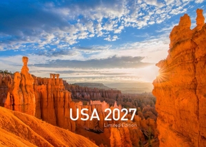 USA Exklusivkalender 2027 - Limited Edition (70 x 50 cm). 360 grad medien, 2026.