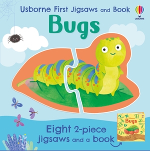 Oldham, Matthew. Usborne First Jigsaws and Book - Bugs. Usborne Publishing  IWUK, 2022.