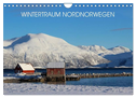 Wintertraum Nordnorwegen (Wandkalender 2024 DIN A4 quer), CALVENDO Monatskalender