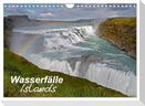 Wasserfälle Islands (Wandkalender 2024 DIN A4 quer), CALVENDO Monatskalender