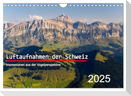 Luftaufnahmen der Schweiz (Wandkalender 2025 DIN A4 quer), CALVENDO Monatskalender