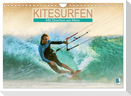 Kitesurfen: Mit Drachen am Meer (Wandkalender 2024 DIN A4 quer), CALVENDO Monatskalender