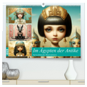 Im Ägypten der Antike. Surrealistische Illustrationen (hochwertiger Premium Wandkalender 2025 DIN A2 quer), Kunstdruck in Hochglanz