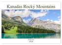 Kanadas Rocky Mountains (Wandkalender 2024 DIN A2 quer), CALVENDO Monatskalender