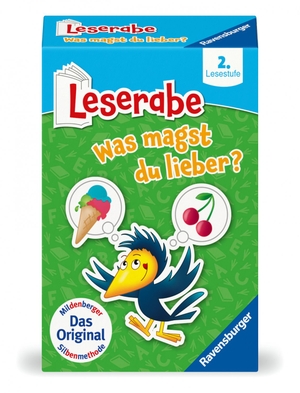 Leserabe: Was magst du lieber? - Lernspiel ab 7 Jahre - 70 Fragekarten. Ravensburger Spieleverlag, 2025.