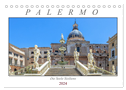 Palermo - Die Seele Siziliens (Tischkalender 2024 DIN A5 quer), CALVENDO Monatskalender