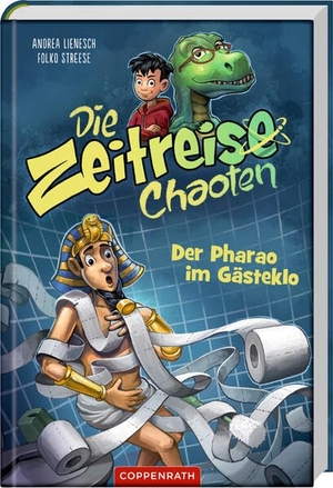 Lienesch, Andrea. Die Zeitreise-Chaoten (Bd. 1) - Der Pharao im Gästeklo. Coppenrath, 2026.