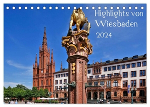 Bodenstaff, Petrus. Highlights von Wiesbaden (Tischkalender 2024 DIN A5 quer), CALVENDO Monatskalender - Highlights von Wiesbaden. Calvendo Verlag, 2023.