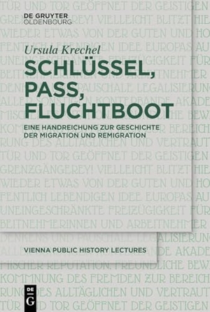 Krechel, Ursula. Schlüssel, Pass, Fluchtboot | Key, Passport, Escape Boat - Eine Handreichung zur Geschichte der Migration und Remigration | A Guide on the History of Migration and Remigration. de Gruyter Oldenbourg, 2025.