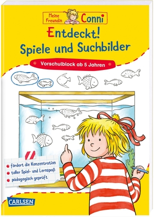 Sörensen, Hanna. Conni Gelbe Reihe (Beschäftigungsbuch): Entdeckt! Spiele und Suchbilder - Denken - Spielen - Knobeln. Carlsen Verlag GmbH, 2021.