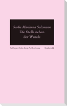 Die Stelle neben der Wunde