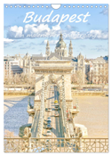 Budapest - Ein malerischer Spaziergang (Wandkalender 2024 DIN A4 hoch), CALVENDO Monatskalender