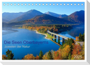 Die Seen Oberbayerns Juwelen der Natur (Tischkalender 2025 DIN A5 quer), CALVENDO Monatskalender