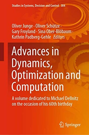 Junge, Oliver / Oliver Schütze et al (Hrsg.). Advances in Dynamics, Optimization and Computation - A volume dedicated to Michael Dellnitz on the occasion of his 60th birthday. Springer International Publishing, 2020.