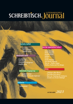 Lotz, Karina (Hrsg.). SCHREIBTISCH - Literarisches Journal - Ausgabe 2023. edition federleicht, 2023.