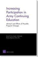 Increasing Participation in Army Continuning Education