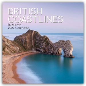 Gifted, The. British Coastlines - Die Britische Küste 2027 - 16-Monatskalender - Original The Gifted Stationery Co. Ltd [Mehrsprachig] [Kalender]. Browntrout Verlags GmbH, 2026.