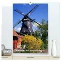 Windmühlen in Norddeutschland (hochwertiger Premium Wandkalender 2024 DIN A2 hoch), Kunstdruck in Hochglanz