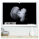 Meerestiere Bilder in Schwarz Weiss (hochwertiger Premium Wandkalender 2025 DIN A2 quer), Kunstdruck in Hochglanz