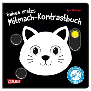 Babys erstes Mitmach-Kontrastbuch - Spielbuch mit starken Kontrastbildern für Kinder ab 3 Monaten. Carlsen Verlag GmbH, 2026.