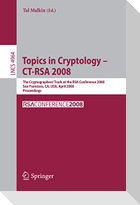 Topics in Cryptology ¿ CT-RSA 2008