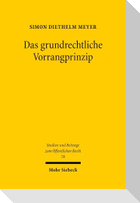 Das grundrechtliche Vorrangprinzip