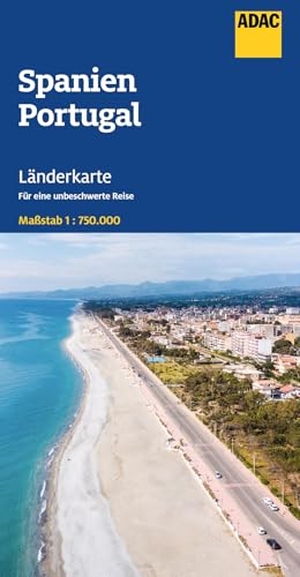 ADAC Länderkarte Spanien, Portugal 1:750.000. ADAC, 2025.