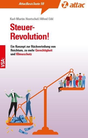 Hentschel, Karl-Martin / Alfred Eibl. Steuer-Revolution! - Ein Konzept zur Rückverteilung von Reichtum, zu mehr Gerechtigkeit und Klimaschutz. Vsa Verlag, 2024.