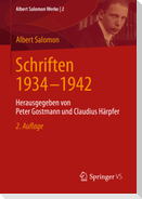 Schriften 1934 - 1942