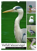 Vielfalt Wasservögel (Wandkalender 2025 DIN A3 hoch), CALVENDO Monatskalender