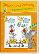 Malen und Rätseln für Kindergartenkinder (Orange)