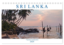 Sri Lanka, tropisches Inselparadies (Tischkalender 2024 DIN A5 quer), CALVENDO Monatskalender