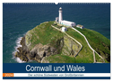 Cornwall und Wales (Wandkalender 2024 DIN A2 quer), CALVENDO Monatskalender